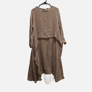 NWT Sacred Threads Asymetric Layered Midi Dress